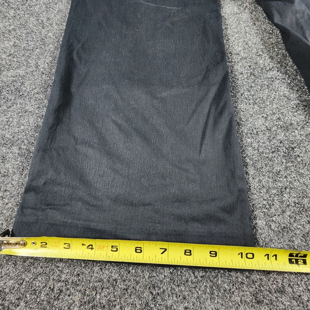 Banana Republic Stretch Black Wide Leg Pants Size 12S‎ Boho Preppy - Picture 12 of 12